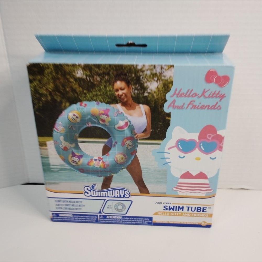 Swimways Hello Kitty And Friends Swim Tube Inflatable Pool Float MPN 2027248